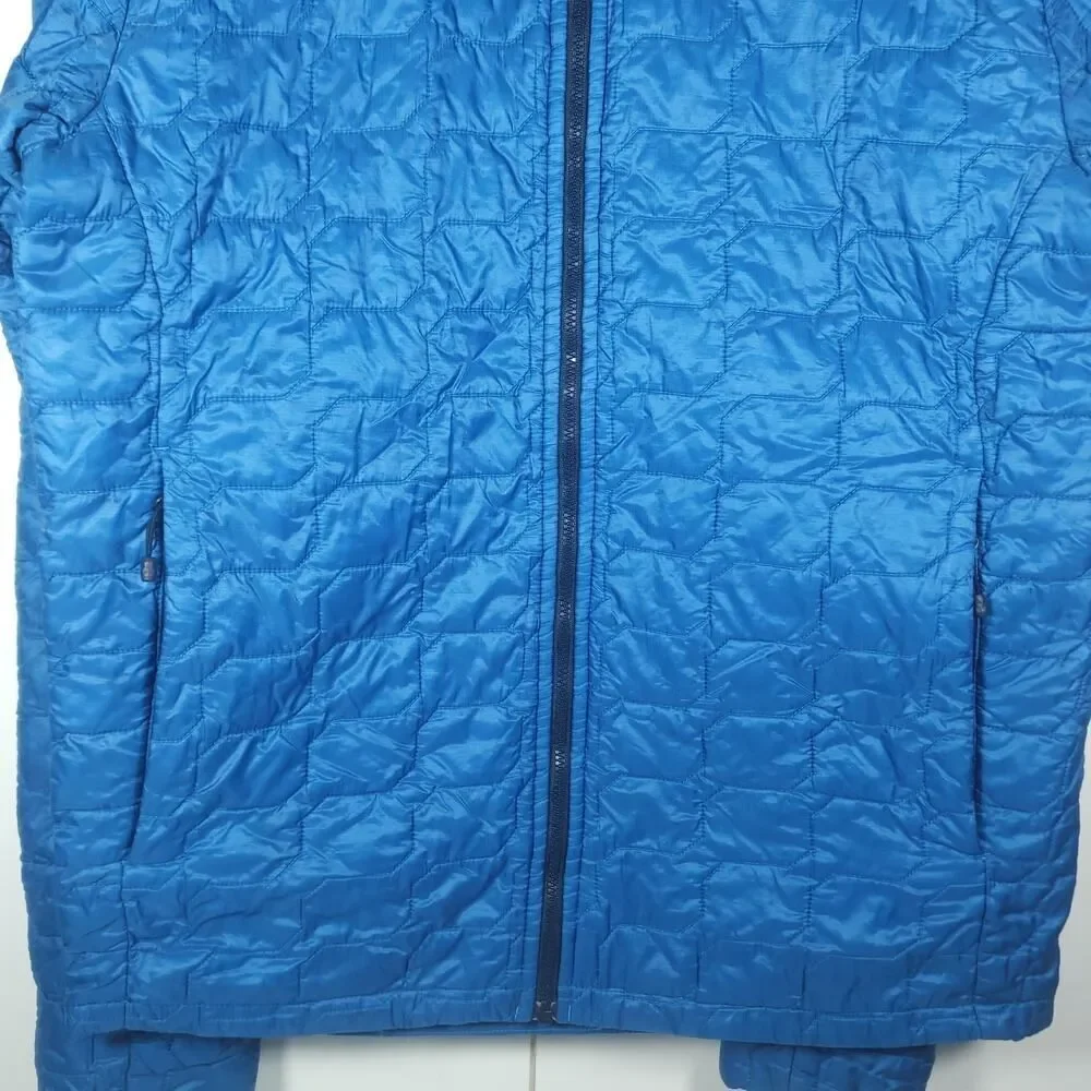 The North Face Men's ThermoBall Sz S Blue Lightweight Full Zip Puffer Jacket